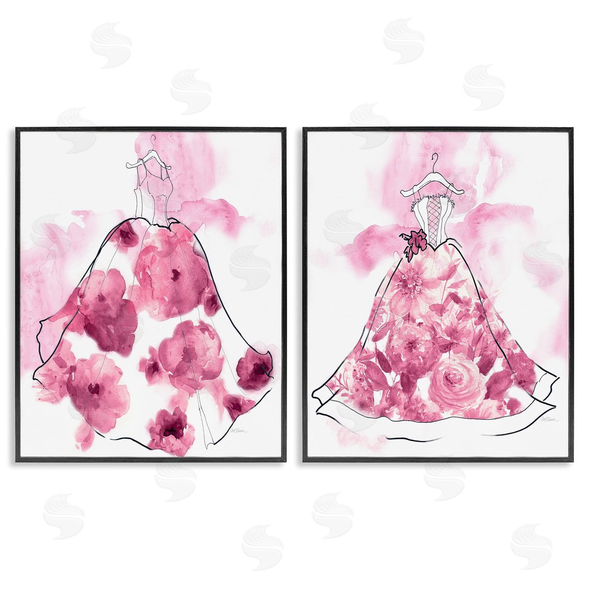 Carol Robinson | Abstract Flower Fashion Gowns