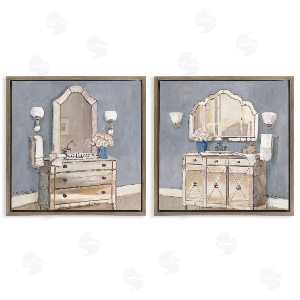 Charlene Olson | Elegant Traditional Bathroom Views