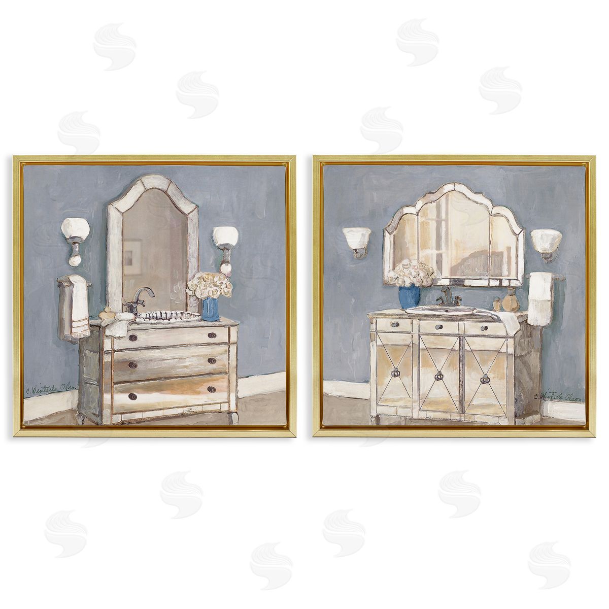 Charlene Olson | Elegant Traditional Bathroom Views