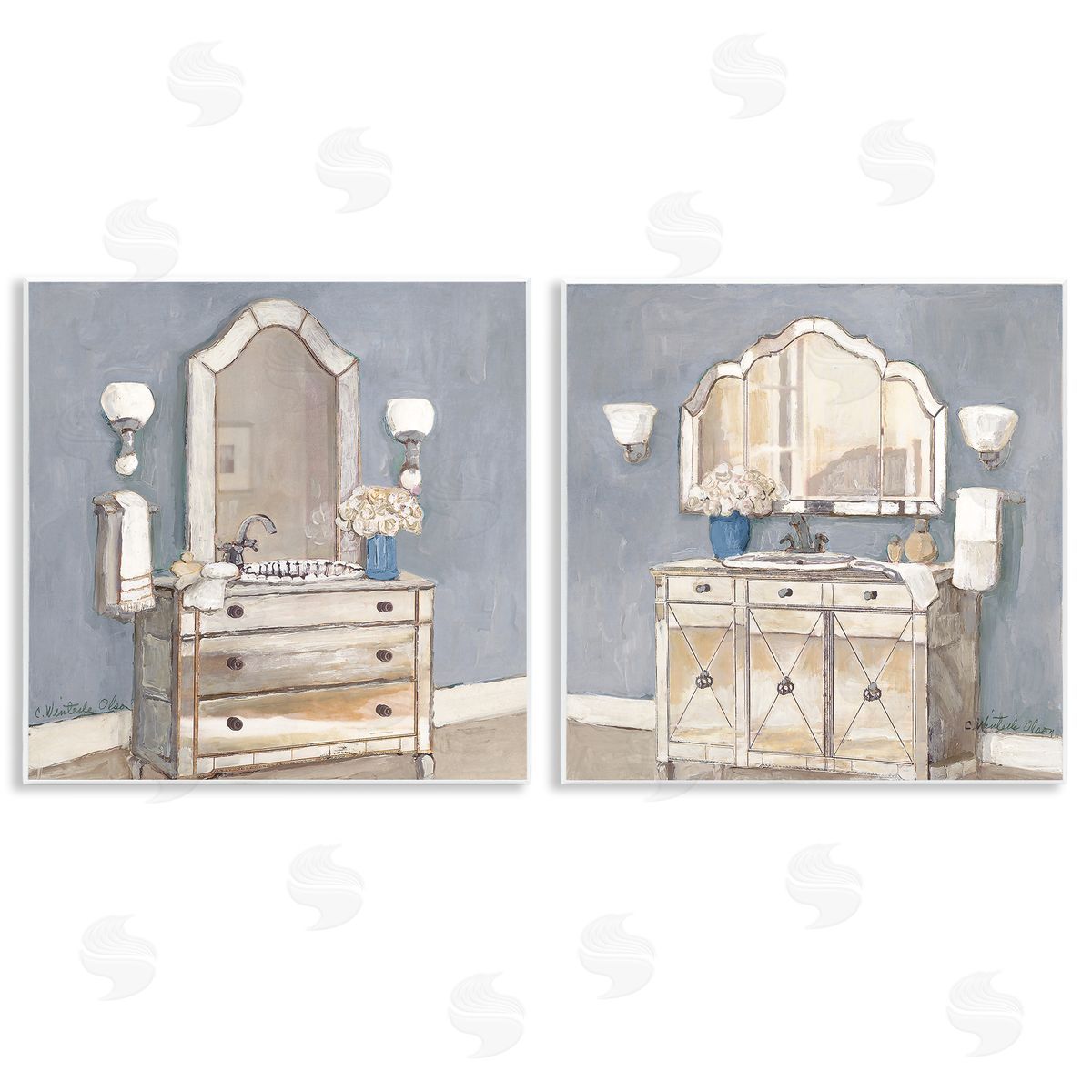 Charlene Olson | Elegant Traditional Bathroom Views