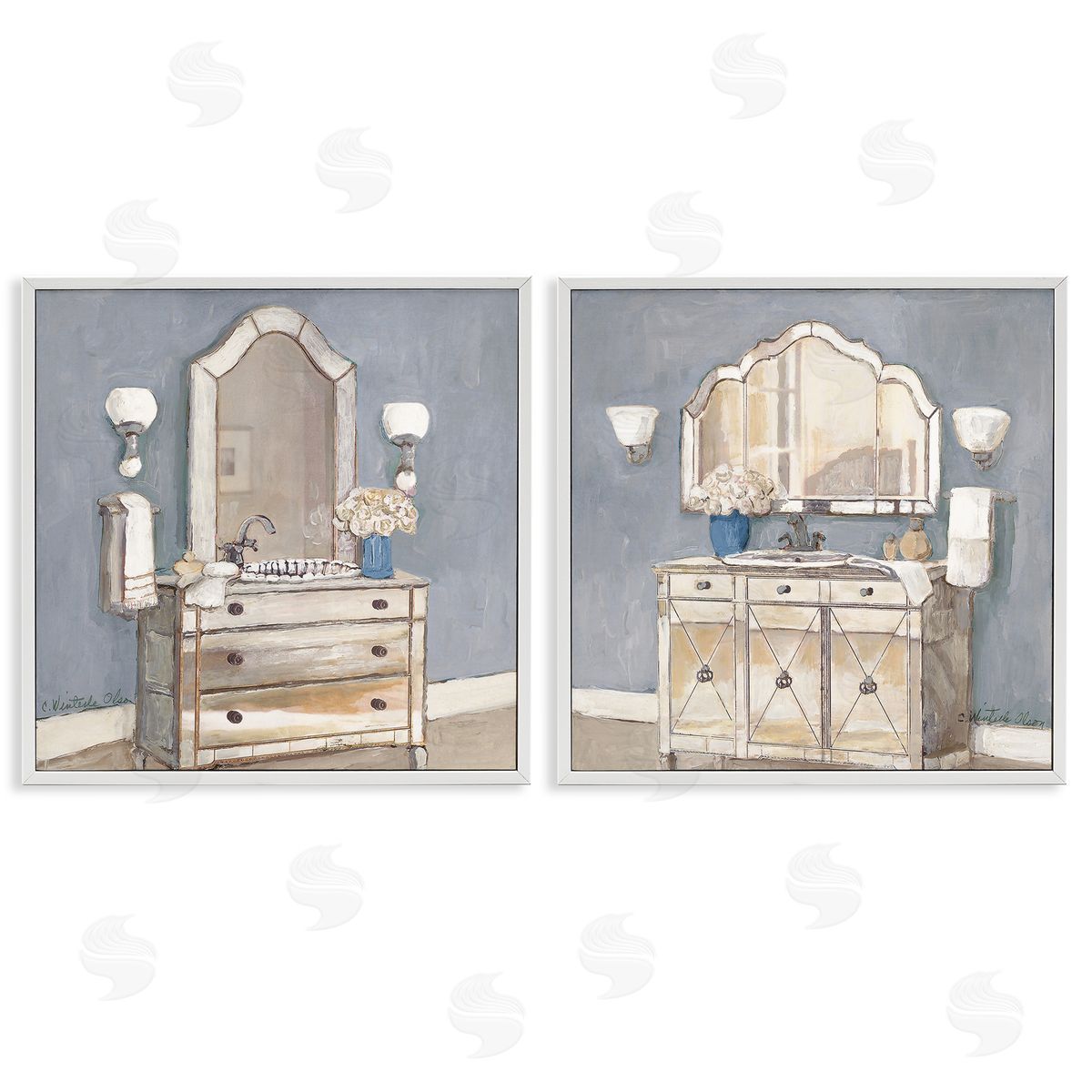Charlene Olson | Elegant Traditional Bathroom Views