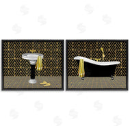 Conrad Knutsen | Geometric Patterned Bathroom Views
