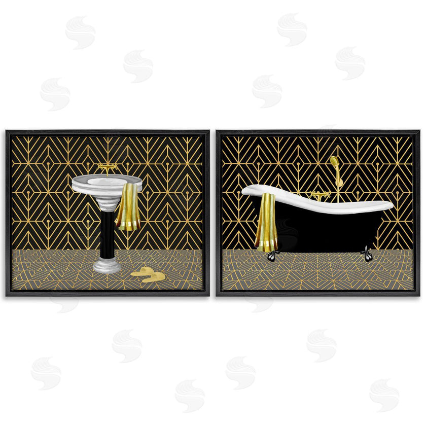 Conrad Knutsen | Geometric Patterned Bathroom Views