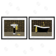 Conrad Knutsen | Geometric Patterned Bathroom Views