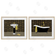 Conrad Knutsen | Geometric Patterned Bathroom Views
