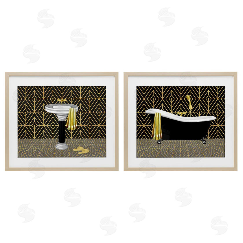 Conrad Knutsen | Geometric Patterned Bathroom Views