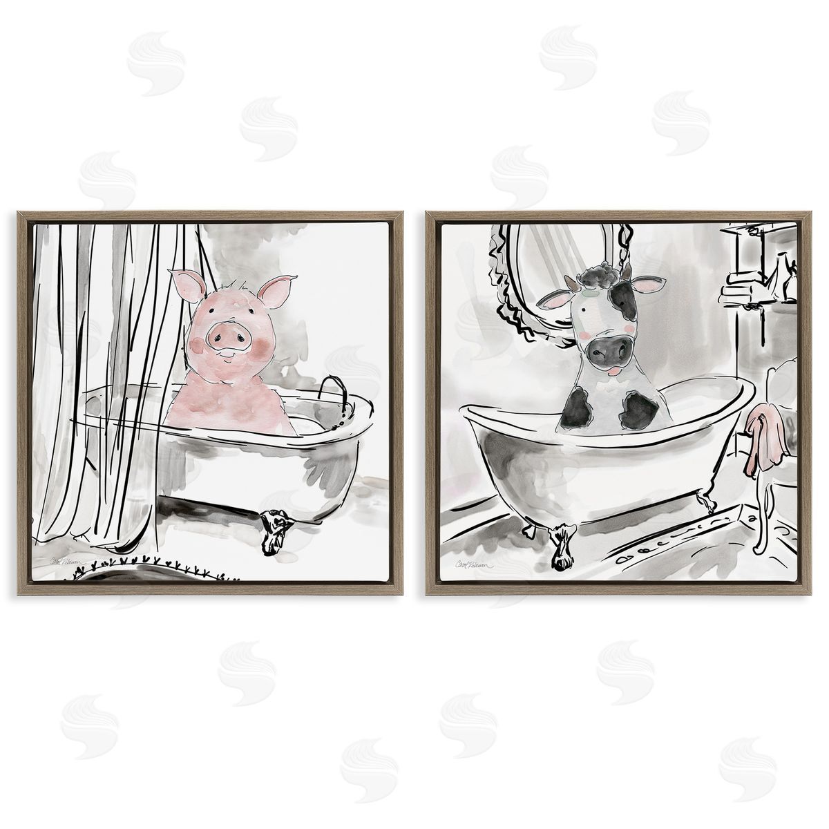 Carol Robinson | Modern Farmhouse Bath Animals