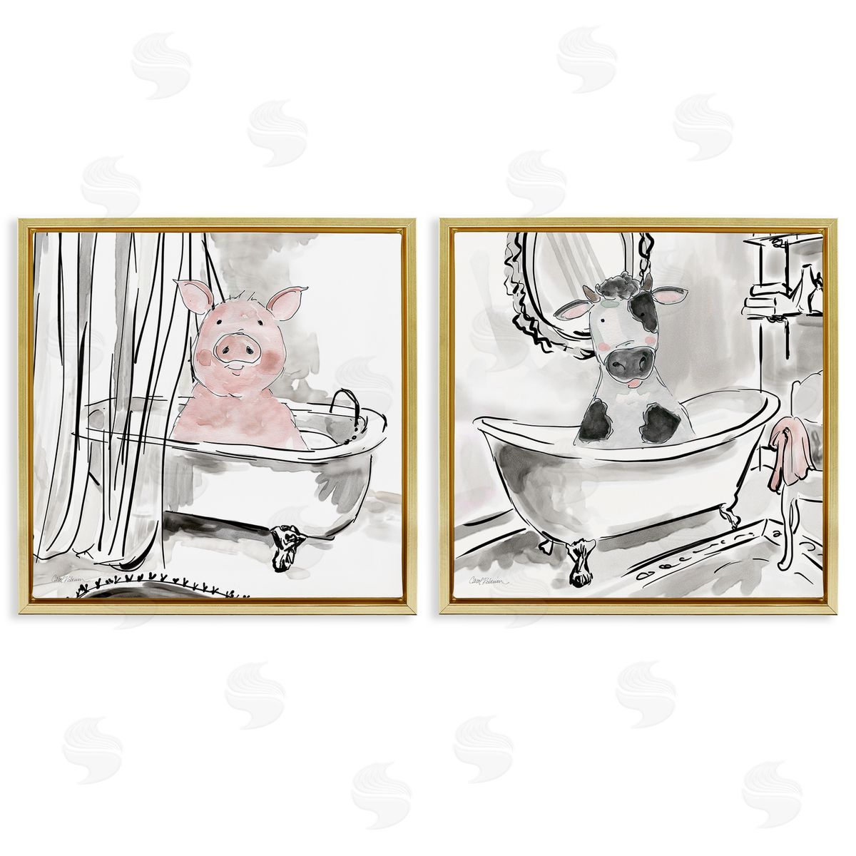 Carol Robinson | Modern Farmhouse Bath Animals