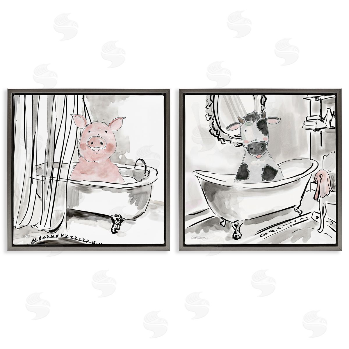 Carol Robinson | Modern Farmhouse Bath Animals