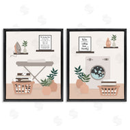 Natalie Carpentieri | Laundry Interiors with Quotes