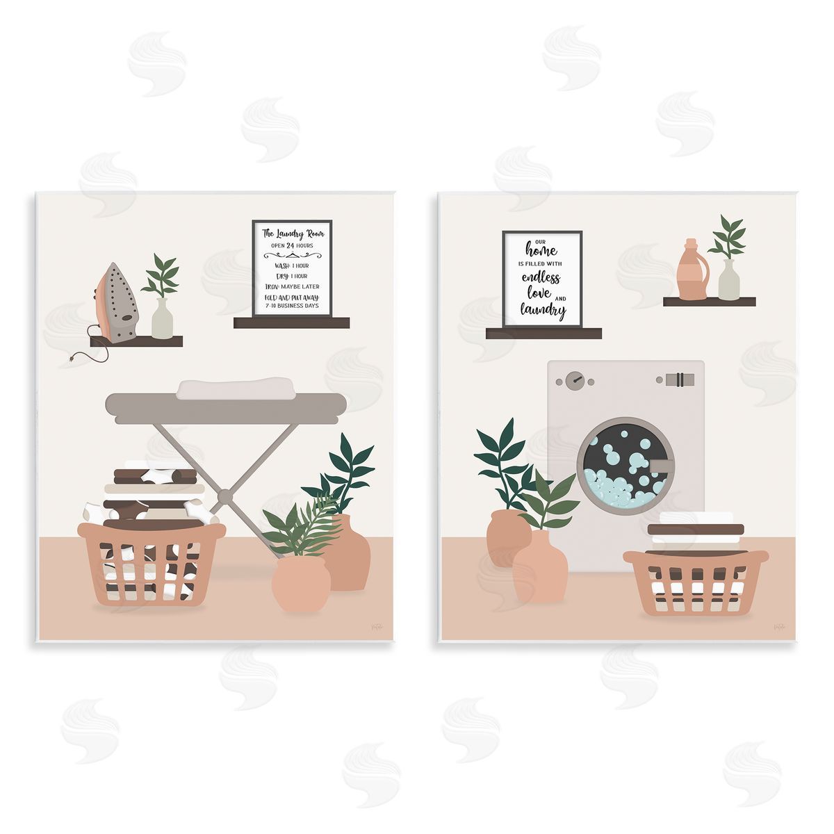 Natalie Carpentieri | Laundry Interiors with Quotes