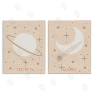 Daniela Santiago | Minimal Saturn & Moon