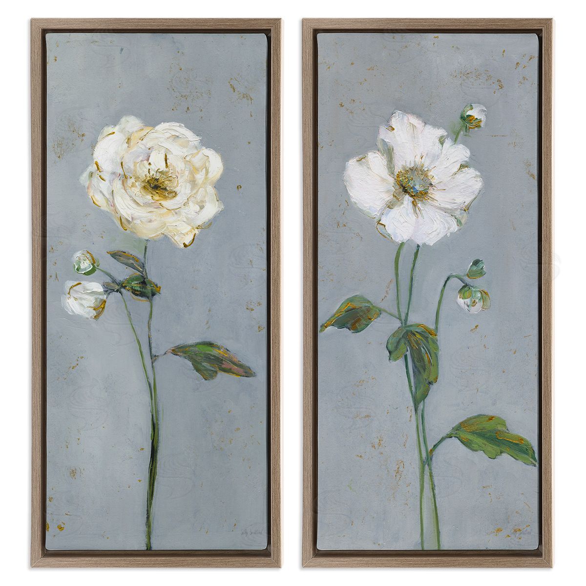 Sally Swatland | Simple Blossom on Grey