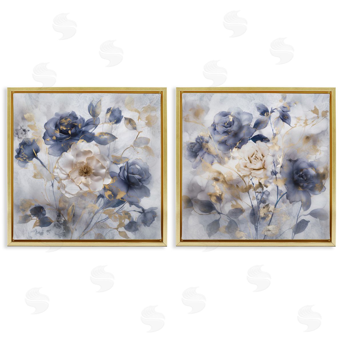 Irene Weisz | Blue & Gold Accented Roses