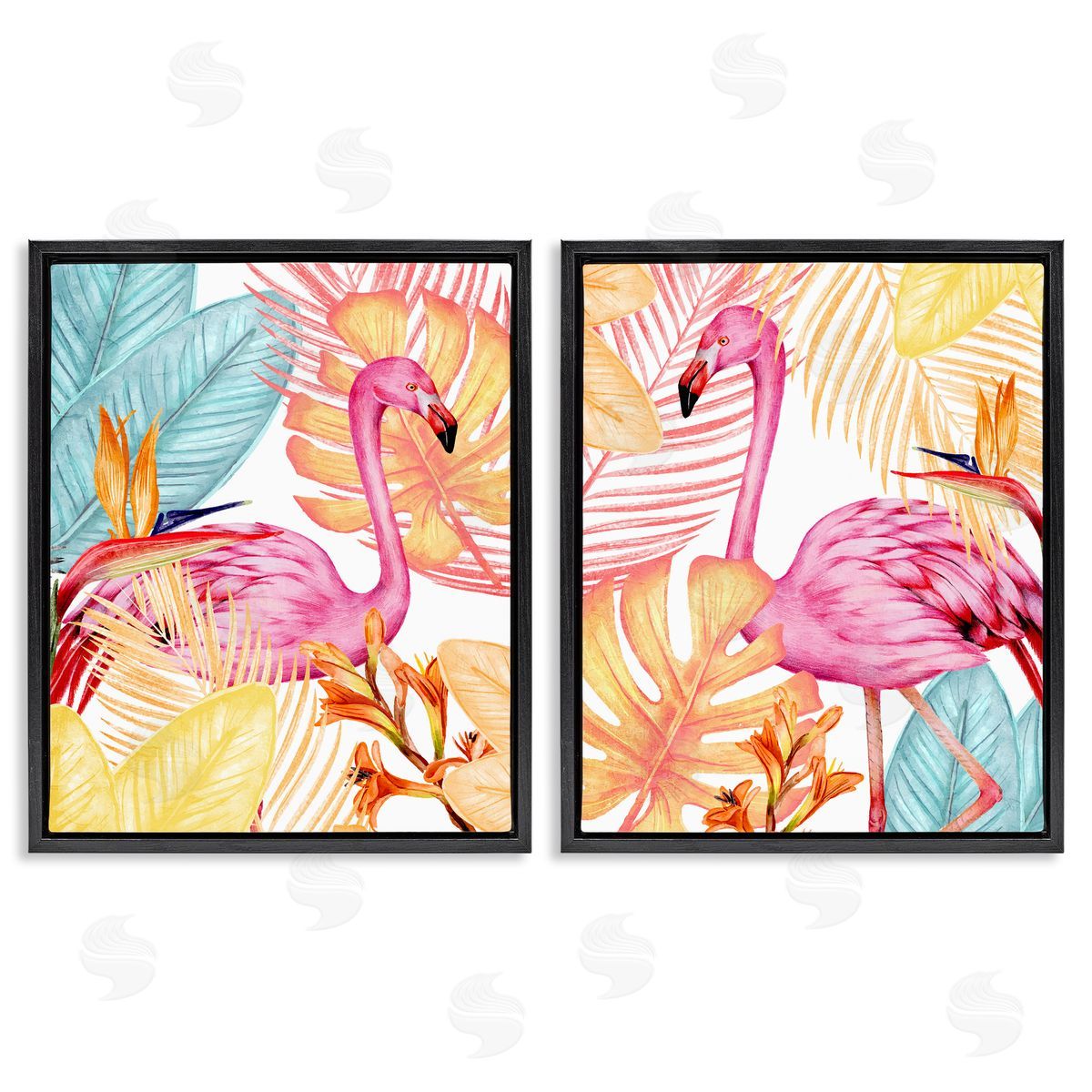 Kim Allen | Bright Tropics & Flamingos