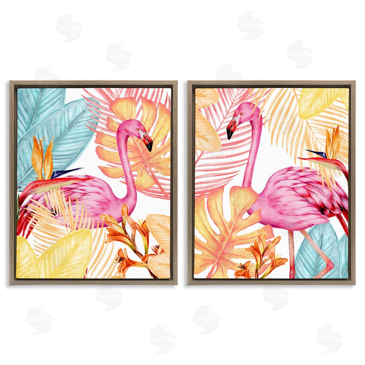 Kim Allen | Bright Tropics & Flamingos