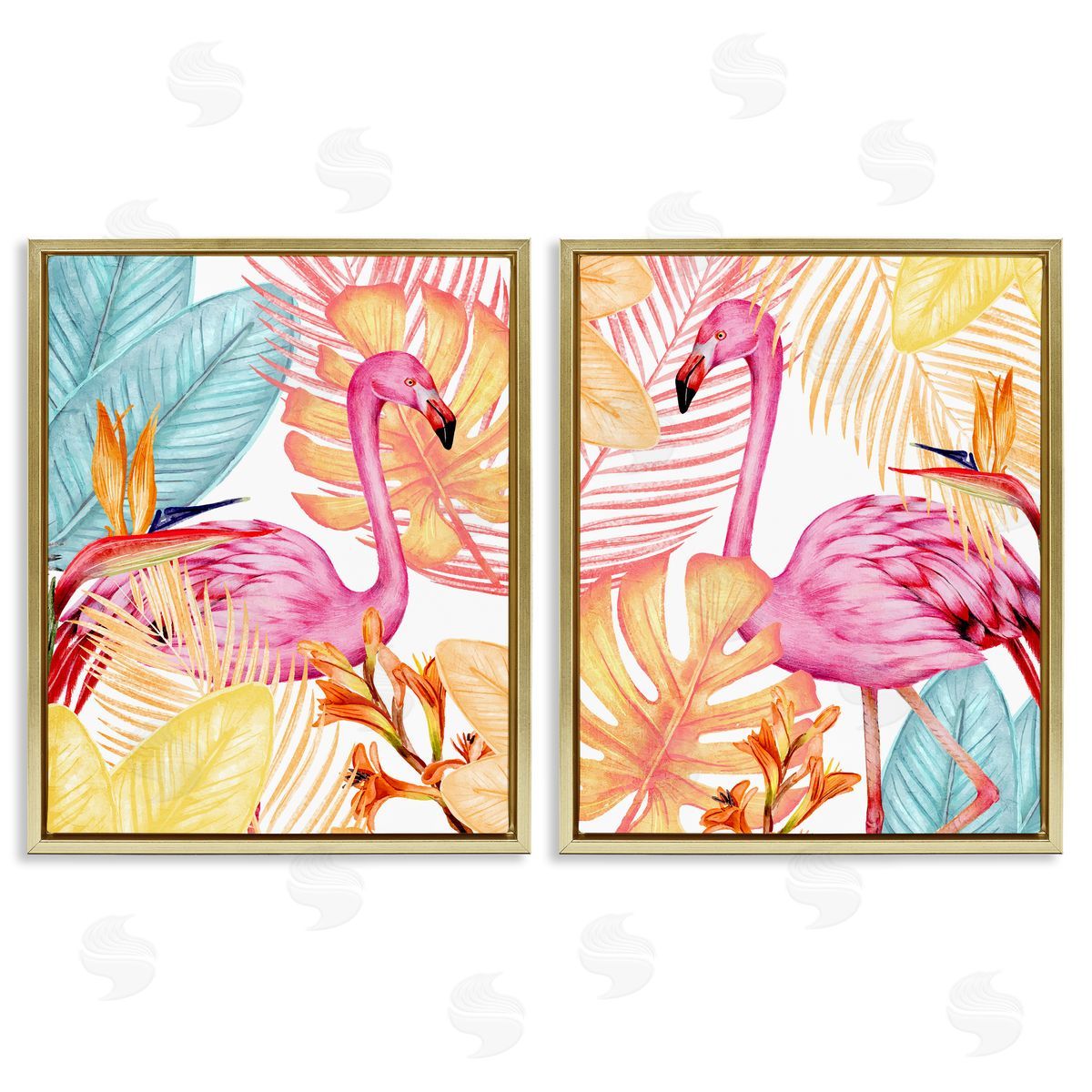 Kim Allen | Bright Tropics & Flamingos