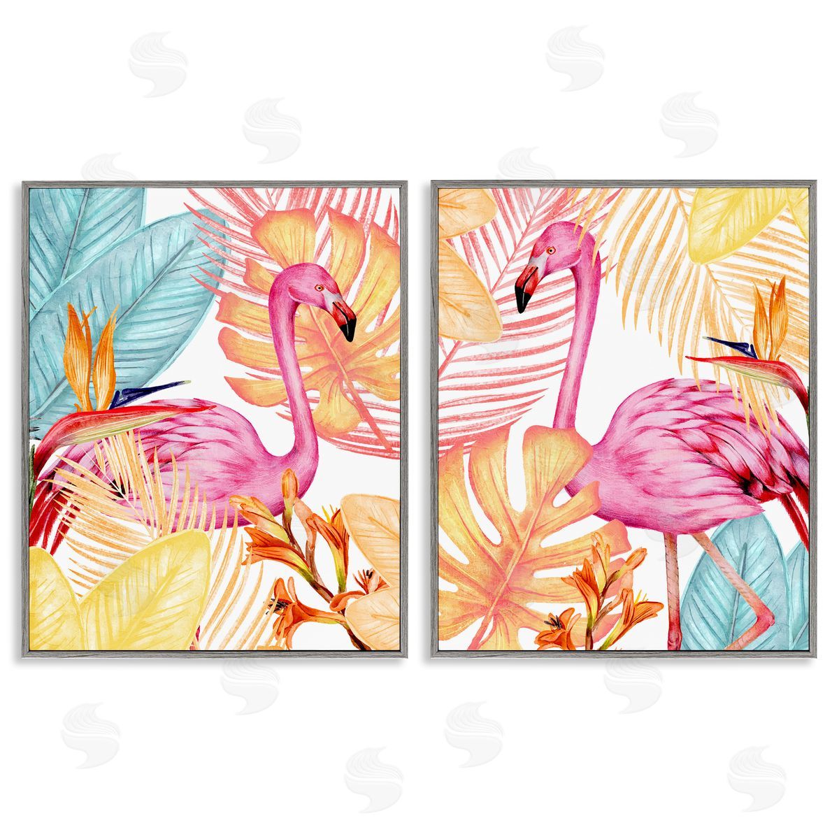 Kim Allen | Bright Tropics & Flamingos