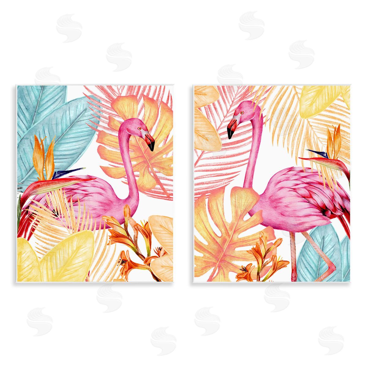 Kim Allen | Bright Tropics & Flamingos