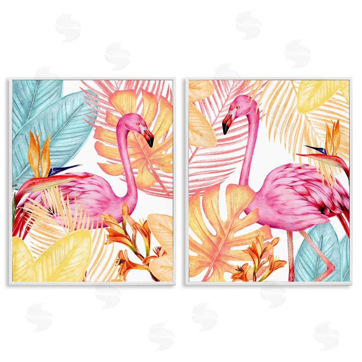 Kim Allen | Bright Tropics & Flamingos