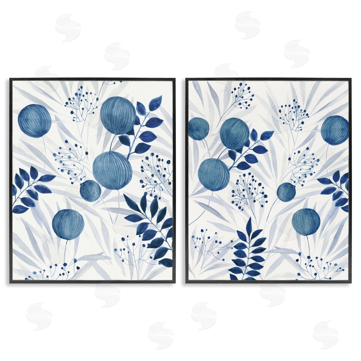 Hannah Dawson | Blue Toned Plant Patterns
