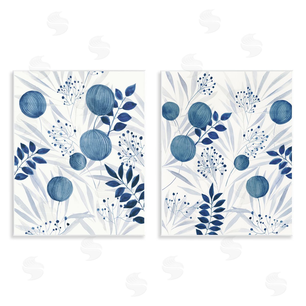 Hannah Dawson | Blue Toned Plant Patterns