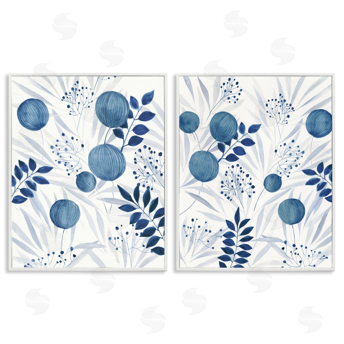 Hannah Dawson | Blue Toned Plant Patterns