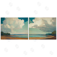 Elara Yasna | Looming Clouds over Beach Scenes