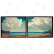 Elara Yasna | Looming Clouds over Beach Scenes