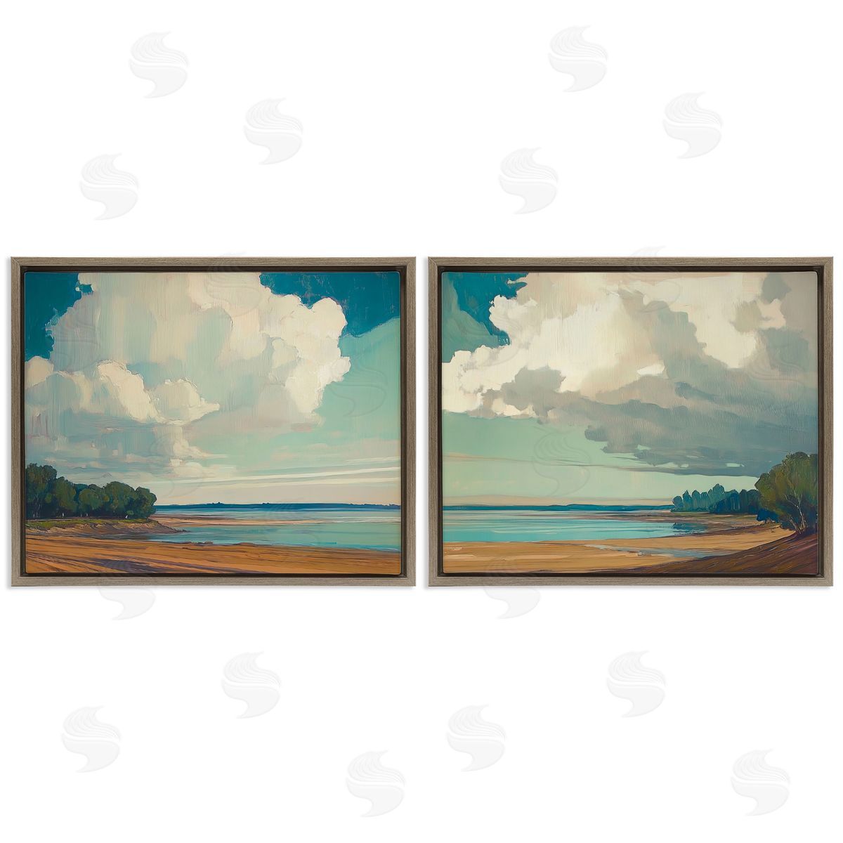 Elara Yasna | Looming Clouds over Beach Scenes