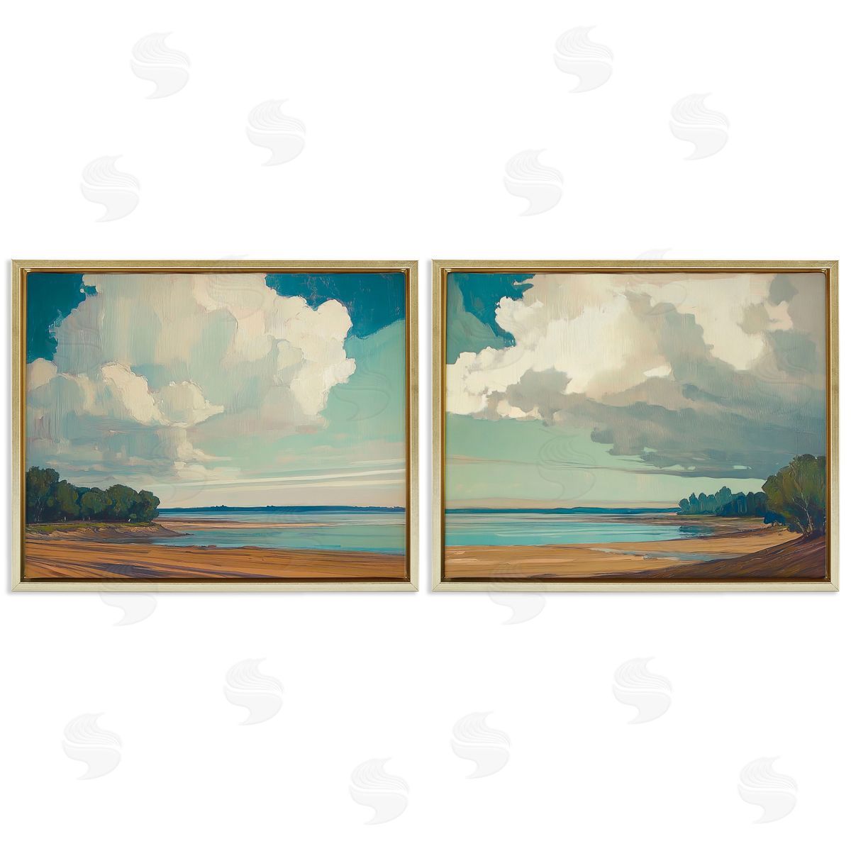Elara Yasna | Looming Clouds over Beach Scenes