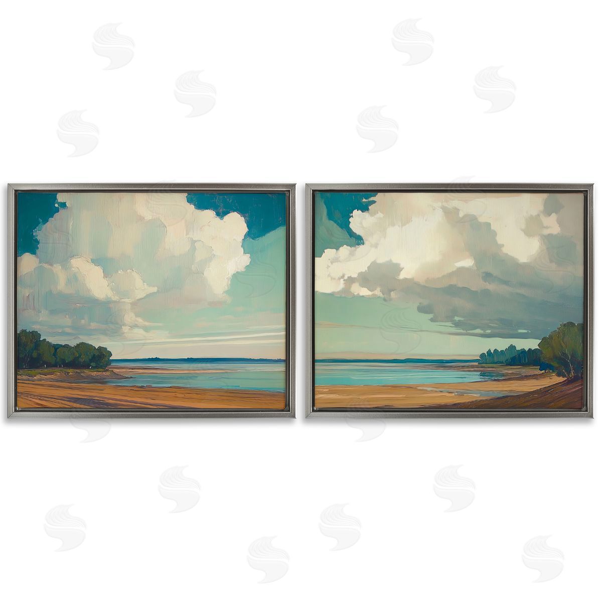 Elara Yasna | Looming Clouds over Beach Scenes