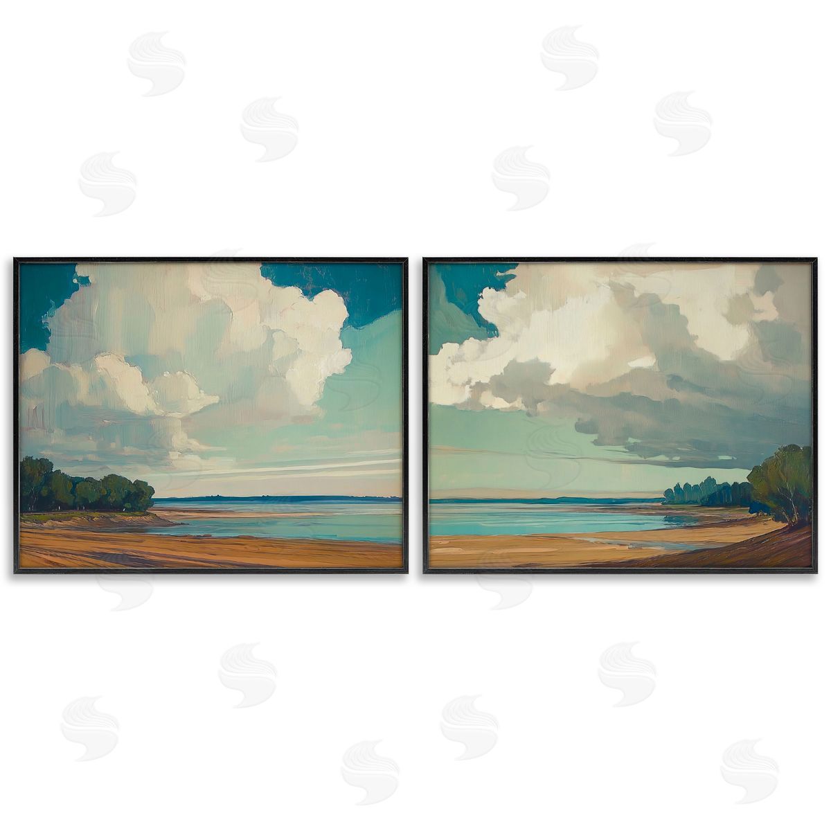Elara Yasna | Looming Clouds over Beach Scenes
