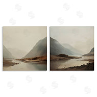 Lazar Studio | Fog Shrouded Cliffs & River