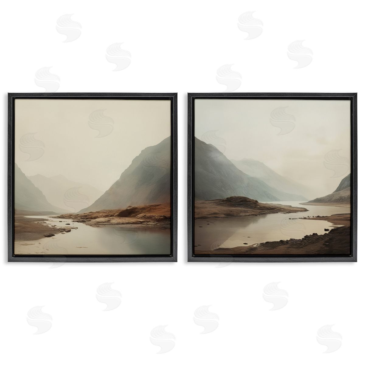 Lazar Studio | Fog Shrouded Cliffs & River