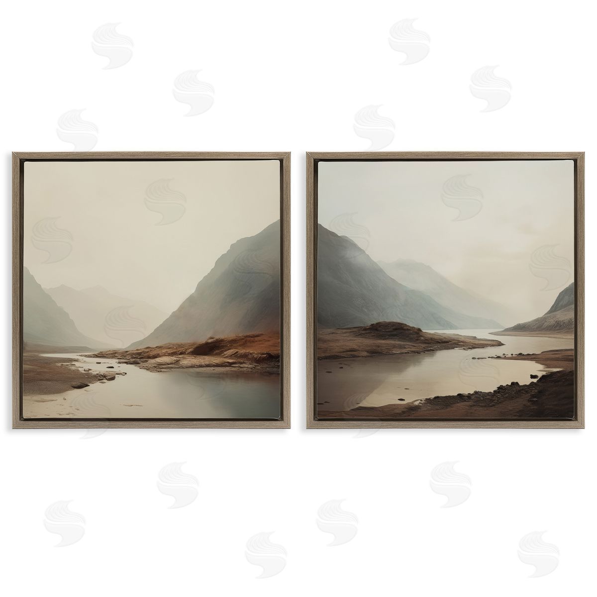 Lazar Studio | Fog Shrouded Cliffs & River