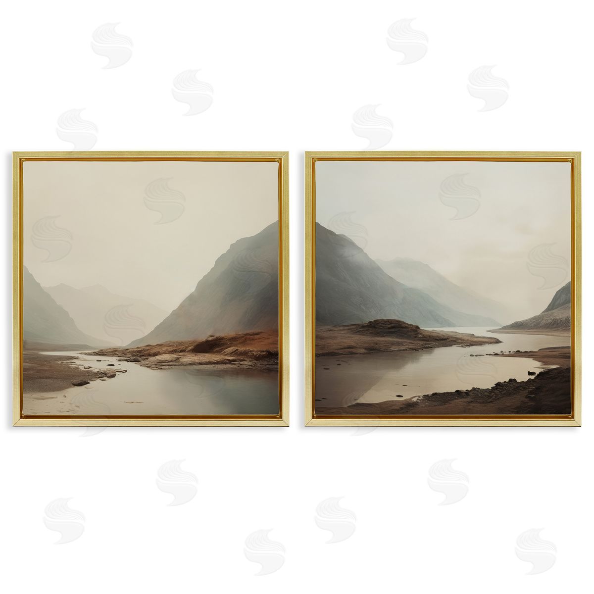 Lazar Studio | Fog Shrouded Cliffs & River