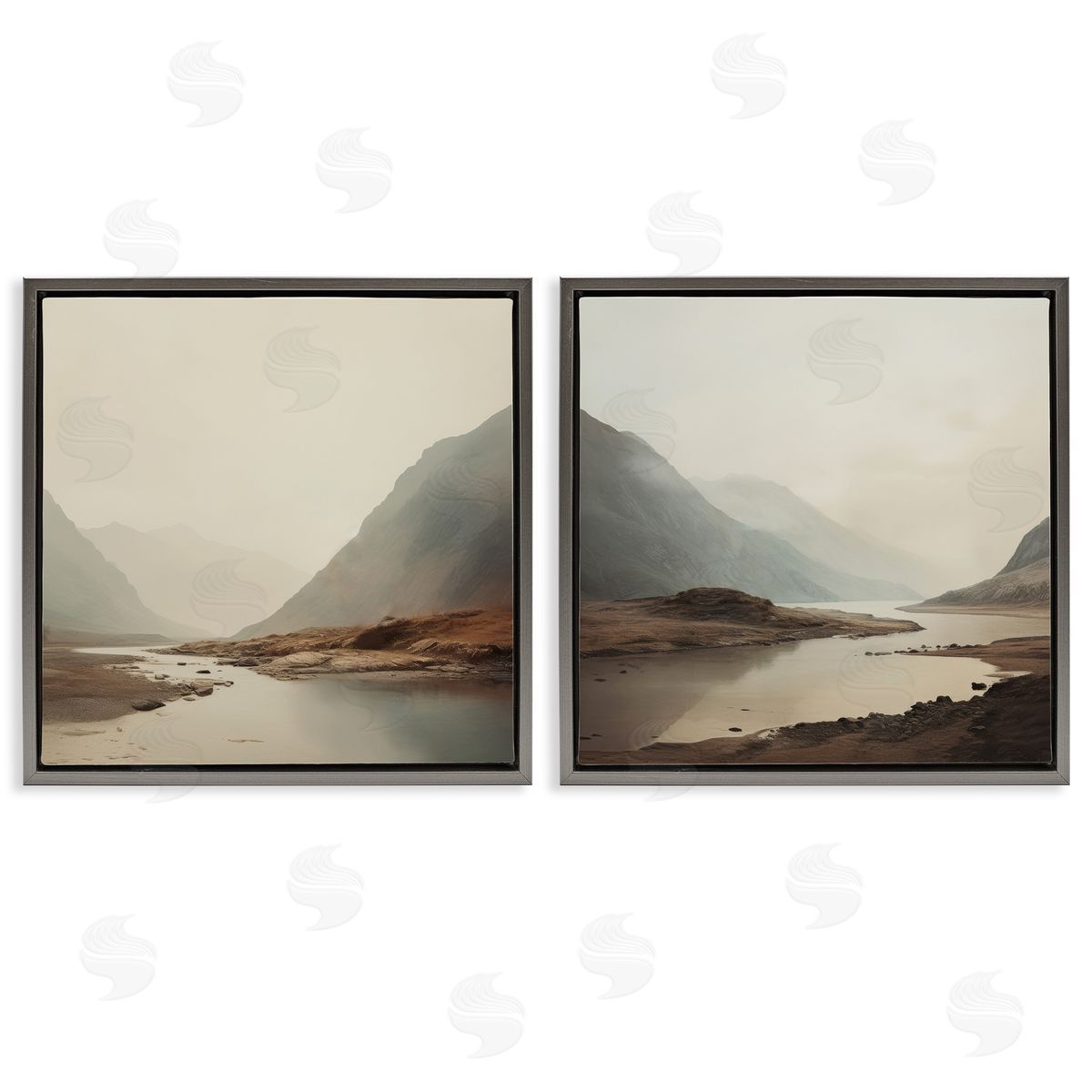 Lazar Studio | Fog Shrouded Cliffs & River