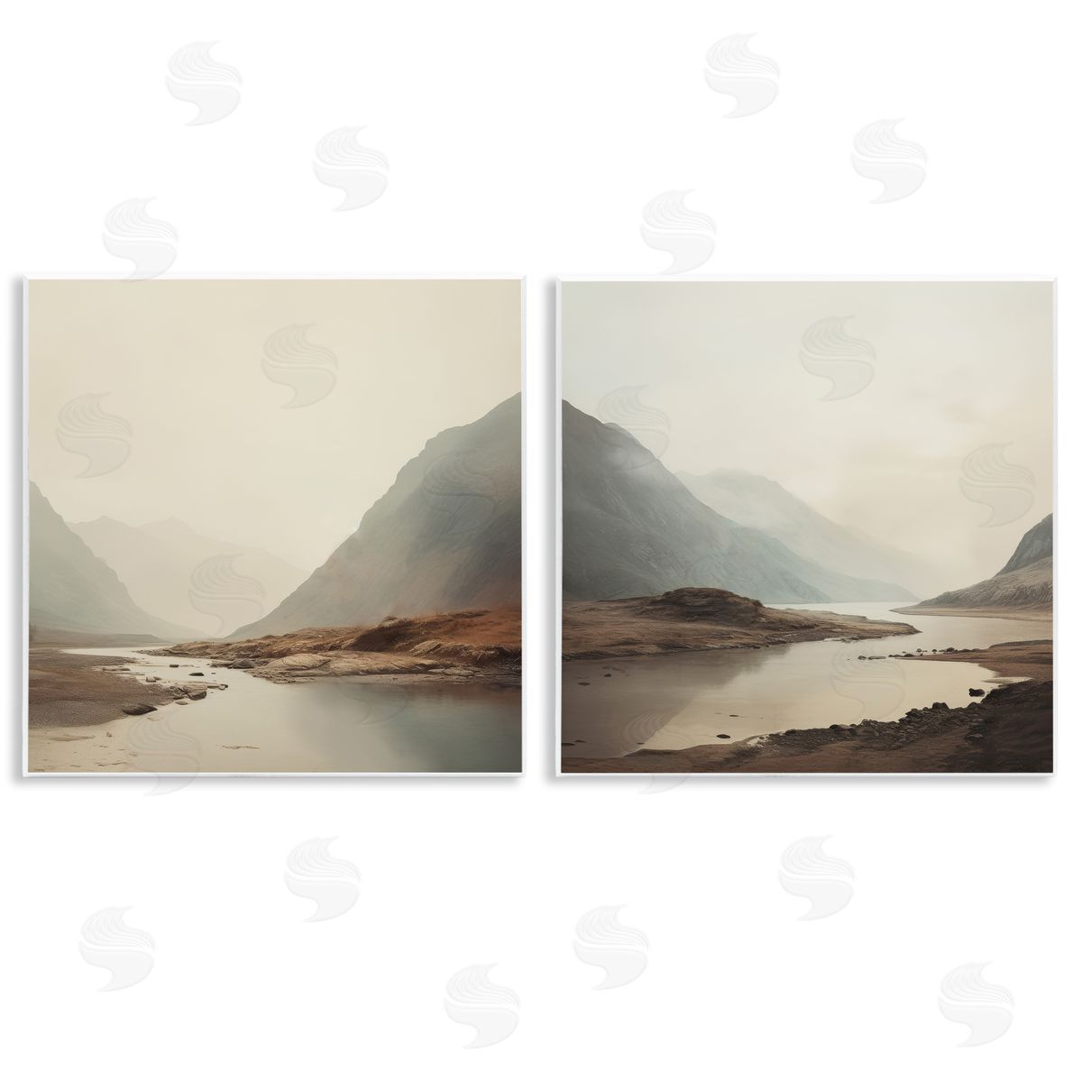 Lazar Studio | Fog Shrouded Cliffs & River