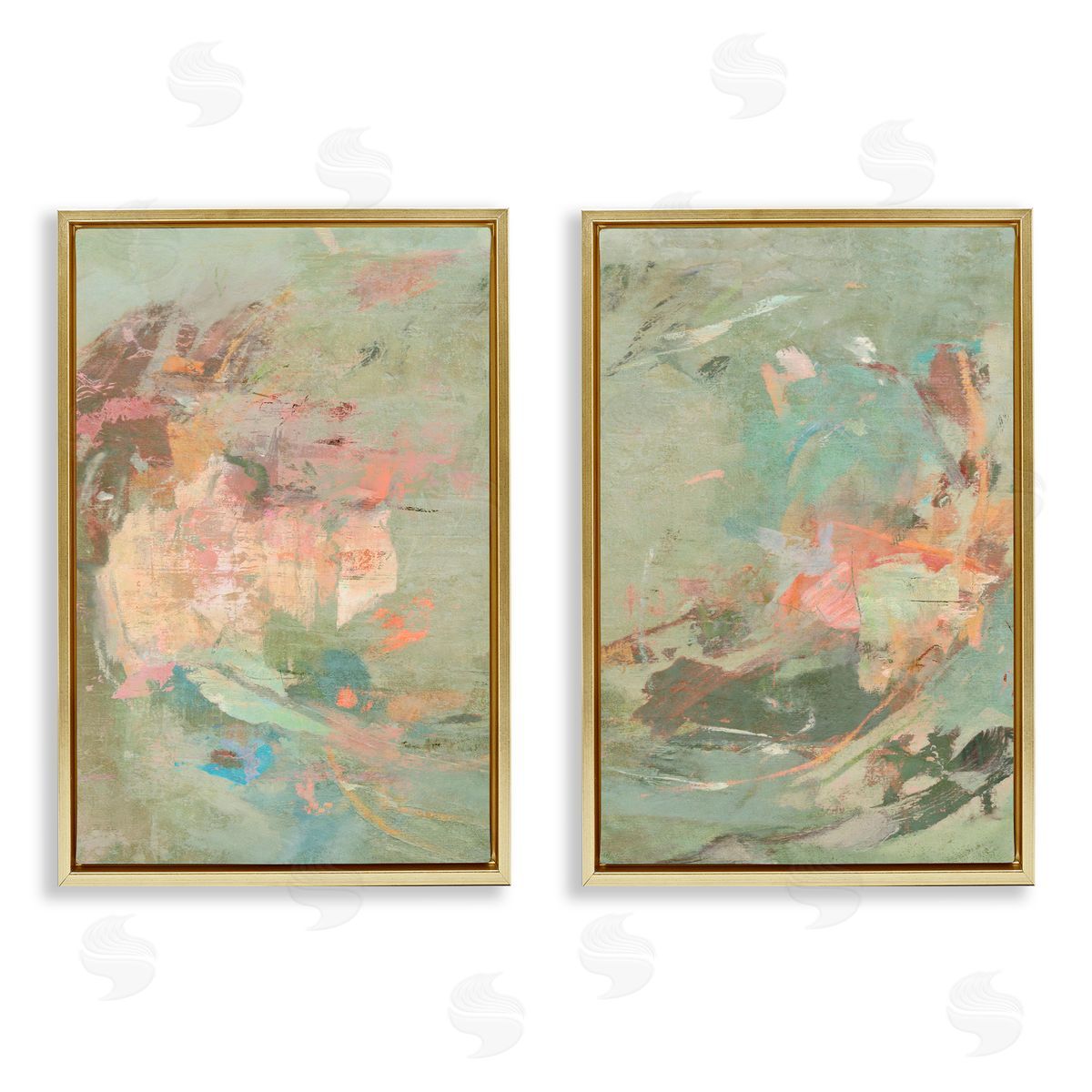Suzanne Nicoll Neutral Tones with Soft Pastels Canvas Wall Art Print