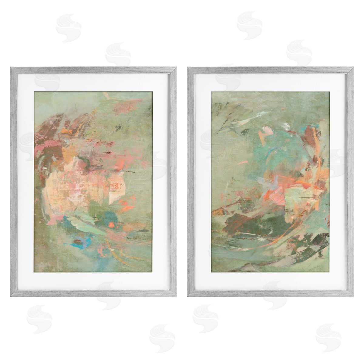 Suzanne Nicoll Neutral Tones with Soft Pastels Canvas Wall Art Print