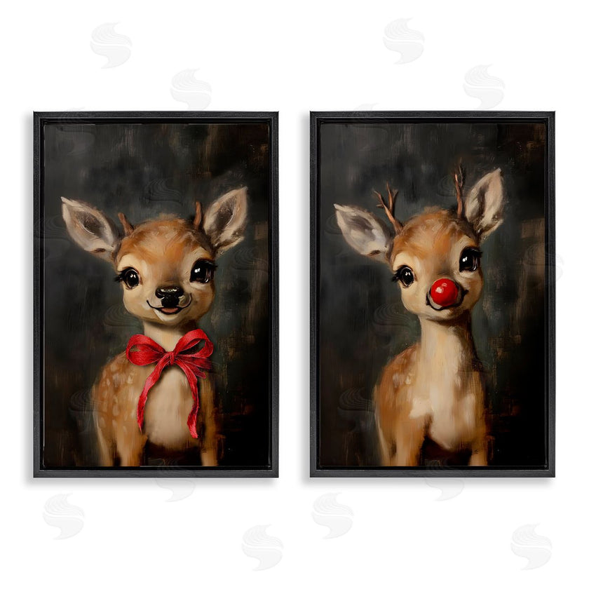 Lettered and Lined | Baby Reindeer Characters