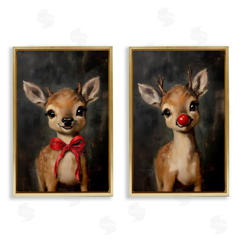 Lettered and Lined | Baby Reindeer Characters