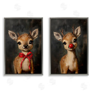 Lettered and Lined | Baby Reindeer Characters