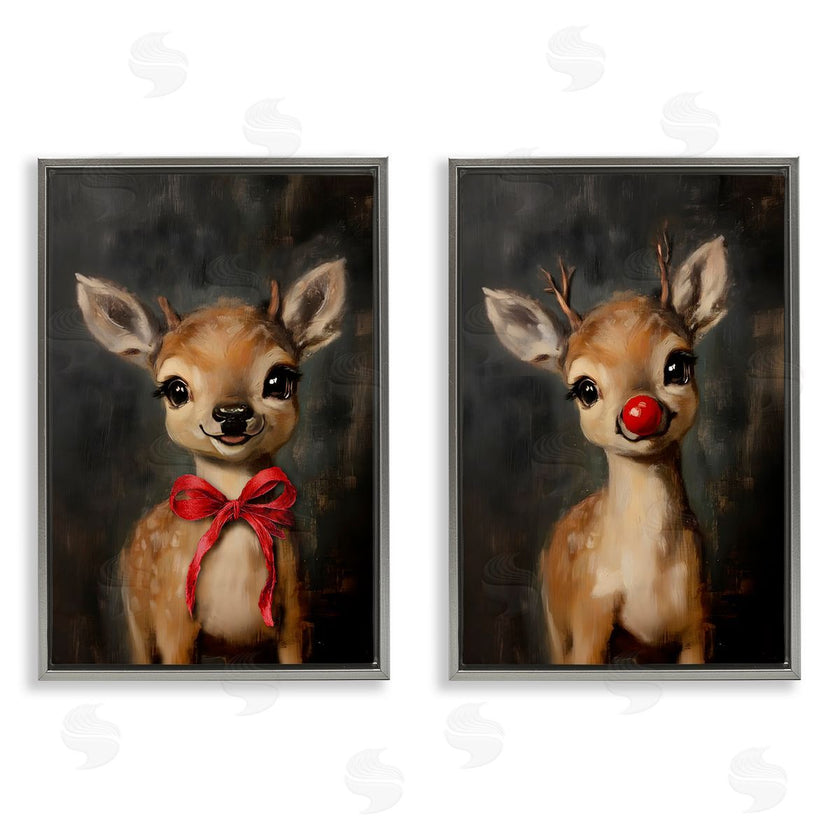 Lettered and Lined | Baby Reindeer Characters