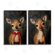 Lettered and Lined | Baby Reindeer Characters