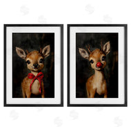 Lettered and Lined | Baby Reindeer Characters