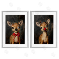 Lettered and Lined | Baby Reindeer Characters