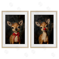 Lettered and Lined | Baby Reindeer Characters