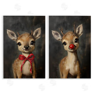 Lettered and Lined | Baby Reindeer Characters